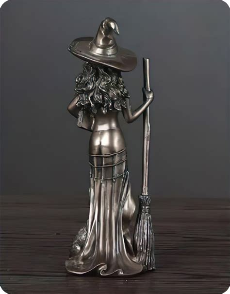 Spellbinding witch statue